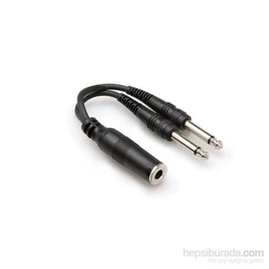 1/4'' Ts (F) <-> Dual 1/4'' Ts (M) Y-Kablo