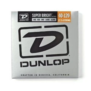 Jim Dunlop DBSBN40120 Nickel 5 Telli Bas Gitar Seti (40-120)