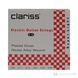 E10 Elektro Gitar Takım Tel