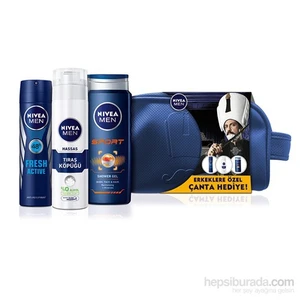 Seyahat Seti (Tıraş Köpüğü 200ml + Deodorant 150ml + Duş Jeli 250ml)