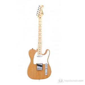 Telecaster Elektro Gitar Naturel Renkli Bolt-on Gövde Akçaağaç Sap 1 Vol 1 Tone