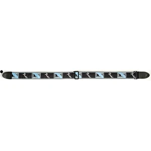 2 Monogram Black/Light Grey/Medium Blue Gitar Askısı