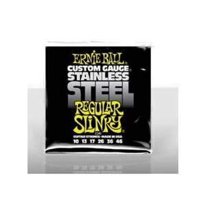 Ernie Ball PO2246 Stainless Steel Regular Slinky 10-46 Elektro Gitar Tel Seti