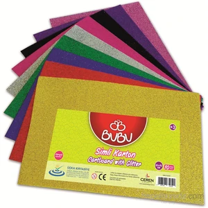 Simli Karton Karışık Renk 50X70 -Fk0003