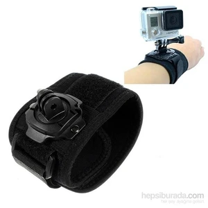 Gopro Hero 3 3+ 4 Bileklik Bandı 360Derece Dönebilen
