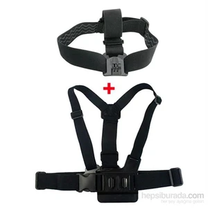 Gopro Hero 2 3 3+ 4, Göğüs Bağlantı Aparatı Ve Kafa Bandı Combo