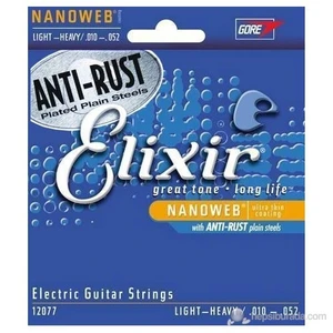 12077 Nanoweb Light Heavy Elektro Gitar Teli (10-52)