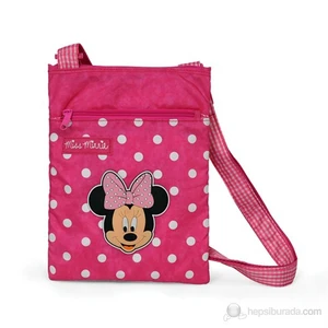 Minnie Mouse Omuz Çantası 19*25*2 cm (Pembe)