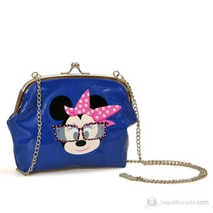 Minnie Mouse Omuz Çantası 20*16*5 cm (Mavi)