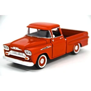 1:24 1958 Chevy Apache Fleetside Pickup -Kırmızı Model Araba