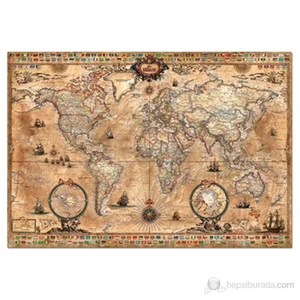 1000 Parça  Antique World Map