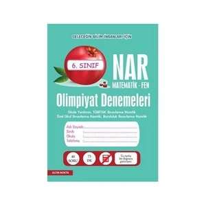 Altın Nokta Yayınevi 6. Sınıf Nar Olimpiyat Denemeleri Matematik - Fen