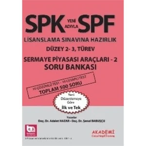 SPK Sermaye Piyasası Araçları 2 Deneme Sınavı