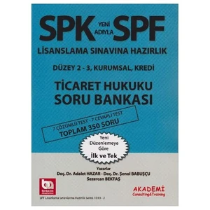 SPK Ticaret Hukuku Deneme Sınavı