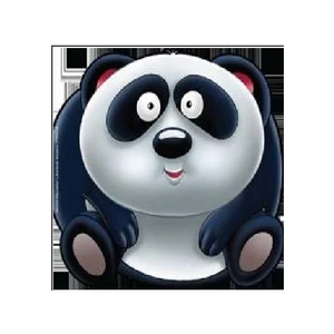 Sevimli Hayvanlar Çıkartmalı Boyama: Panda
