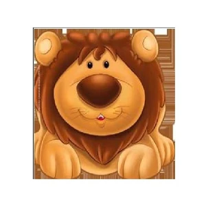 Sevimli Hayvanlar Çıkartmalı Boyama: Aslan