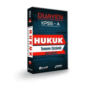 Dahi Adam Kpss A Grubu Hukuk Duayen Soru Bankası