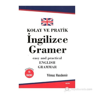 Alfa Yayınları Kolay ve Pratik İngilizce Gramer - Yılmaz Hasdemir