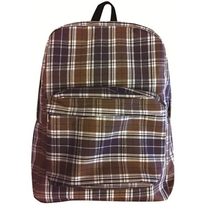 Okul Çantası Ekose Kahve
