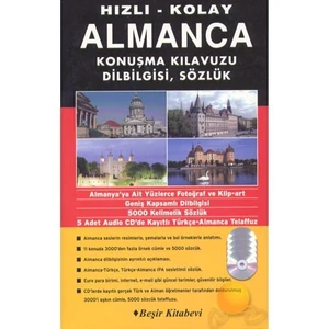 Hızlı Kolay Almanca Konuşma Kılavuzu- Dilbilgisi, Sözlük, CD Set - Metin Yurtbaşı