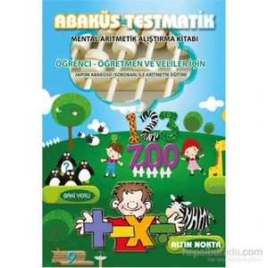 Abaküs Testmatik - Mental Aritmetik Alıştırma Kitabı