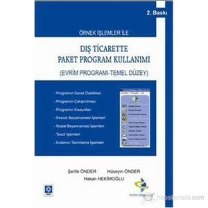 Dış Ticarette Paket Program Kullanımı (Evrim Programı - Temel Düzey) - Hakan Hekimoğlu