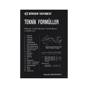 Teknik Formüller - Mustafa Esentepeli