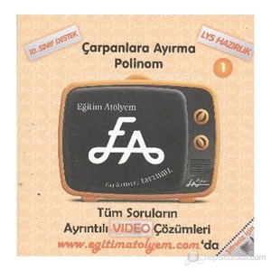 Karma Kitaplar Eğitim Atölyem 10.Sınıf Ea Çarpanlara Ayırma Polinom-Merve Çelenk