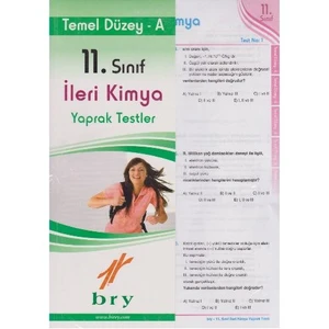Bry Birey Eğitim Yayınları 11. Sınıf İleri Kimya Yaprak Testler (Temel Düzey A)