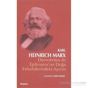 Demokritos İle Epikourosun Doğa Felsefelerindeki Ayırım-Karl Marx