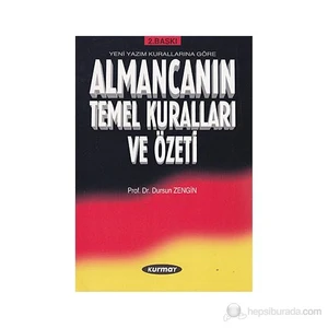 Kurmay Yayınları Almancanın Temel Kuralları ve Özeti - (Yeni Yazım Kurallarına Göre)