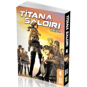 Titana Saldırı 4. Cilt Türkçe Çizgi Roman - Hajime İsayama