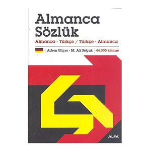 Alfa Yayınları Almanca Sözlük (Almanca – Türkçe / Türkçe – Almanca) (Ciltsiz) - Adem Güçer