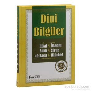 Dini Bilgiler (İtikat-İbadet-Adab-Siyer-40 Hadis-Hitabet) Ciltli Şamua