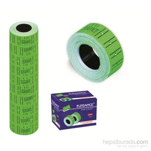 Elegance 210Y  Etiketi Yeşil 10'lu