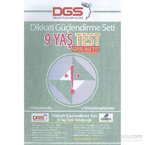 Adeda Yayıncılık Adeda DGS 9 Yaş Görsel Algı Testi