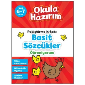 Okula Hazırım : Pekiştirme Kitabı Basit Sözcükler Öğreniyorum-Nicola Morgan