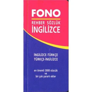Fono Yayınları Fono Rehber Sözlük İngilizce