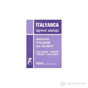Fono Yayınları İtalyanca-Türkçe/Türkçe İtalyanca Standart Sözlük
