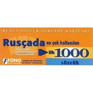 Fono Yayınları Fono Rusçada En Çok Kullanılan İlk 1000 Sözcük