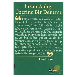 İnsan Anlığı Üzerine Bir Deneme - John Locke