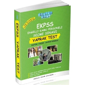 Akıllı Adam EKPSS Yaprak Test - Şahide Korkmaz