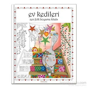 Ev Kedileri (Zen Folk Boyama Kitabı)