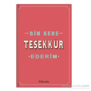 Bin Kere Teşekkür Ederim