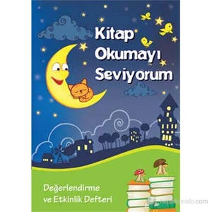Kitap Okumayı Seviyorum (Büyük Boy) (Değerlendirme ve Etkinlik Defteri)