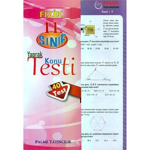 Palme Yayıncılık 11. Sınıf Fizik Yaprak Test