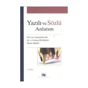 Anı Yayıncılık Yazılı Ve Sözlü Anlatım