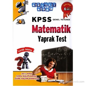 Akıllı Adam Kpss Genel Yetenek Matematik Yaprak Test