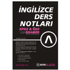 Akın Publishing İngilizce Ders Notları Kpds - Üds
