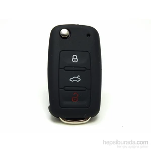 Gsk Volkswagen Jetta Kumanda Kabı Koruyucu Kılıf 3 Tuş Siyah2010-2015